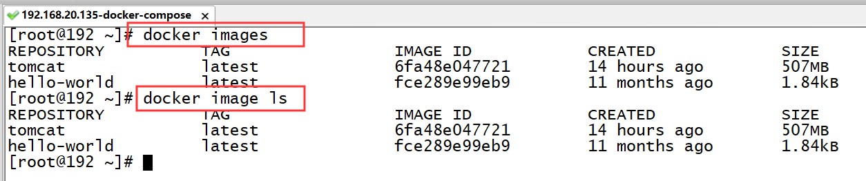 image list